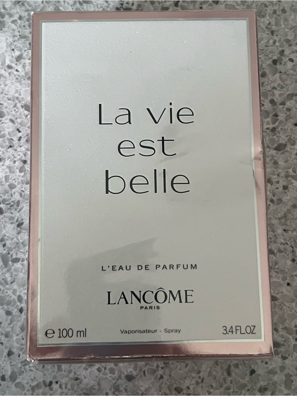 Lancôme Retail Box in Blush Pink and White